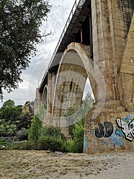 Colossal Madrid bridge for trainsÂ 